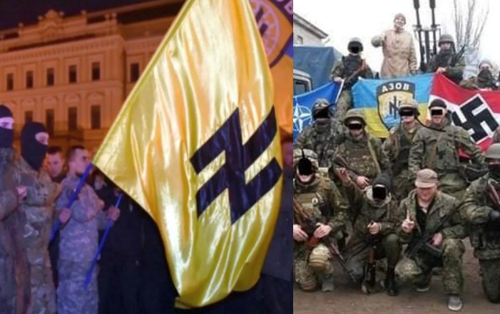 Τάγματα νεοναζί, τα οποία το ελληνικό κράτος ΜΕ ΑΠΟΦΑΣΗ ΜΗΤΣΟΤΑΚΗ ΕΞΟΠΛΙΖΕΙ (!!!), σφάζουν, βιάζουν και καίνε οποιοδήποτε δεν θεωρούν “Ουκρανό γηγενή”. (βίντεο)
