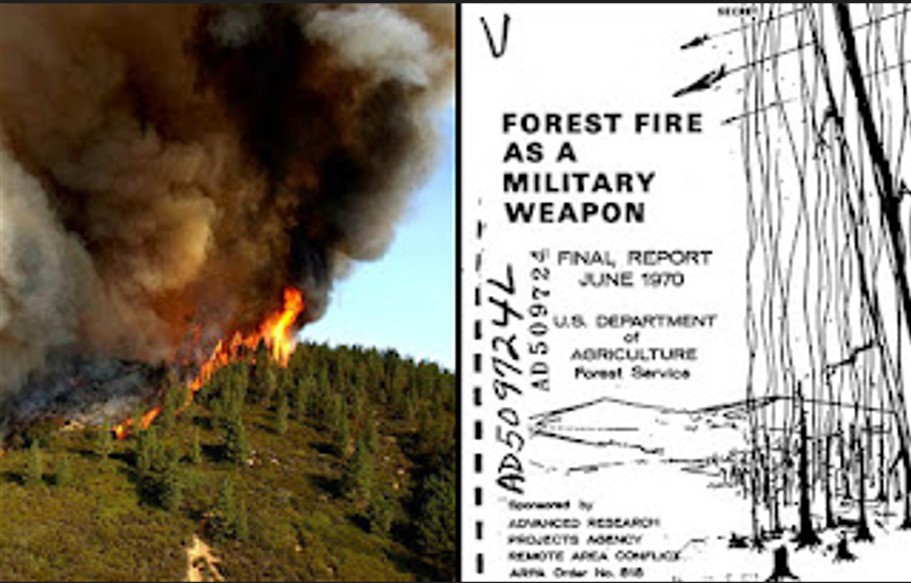 ΣΟΚ!!! Χρήση πυρκαγιών ως όπλο: Αποκάλυψη αποχαρακτηρισμένων στρατιωτικών εγγράφων των ΗΠΑ.