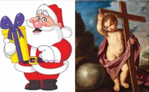 Ο Άγιος Βασίλης χωρίς φύλο για να σκοτώσει το παιδί Ιησού. Σκιώδης Τεκτονική Συνωμοσία για Προπαγάνδα LGBT ακόμα και τα Χριστούγεννα