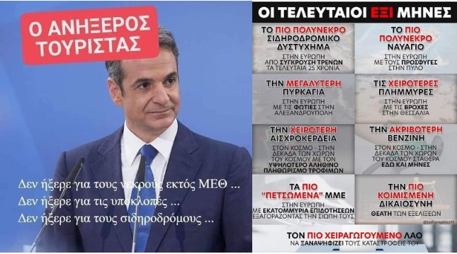 Ο Μητσοτάκης καταστρέφει την Ελλάδα με δόλο.
