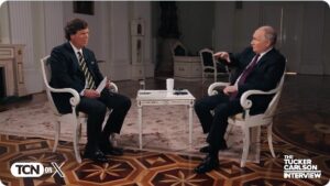 LIVE: Tucker Carlson – Δείτε την συνέντευξη με τον Πούτιν