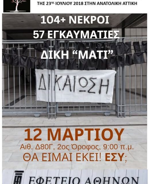 Εδώ θα φαίνεται η γύμνια του ΣΥΣΤΗΜΑΤΟΣ… ΓΙΑΤΙ ΕΙΝΑΙ ΕΧΘΡΙΚΟ ΣΤΟΥΣ ΣΥΓΓΕΝΕΙΣ ΤΩΝ ΔΟΛΟΦΟΝΗΜΕΝΩΝ ΤΟΥ ΜΑΤΙΟΥ…