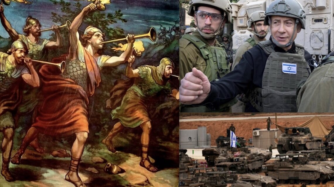 «ΤΑ ΑΡΜΑΤΑ ΤΟΥ ΓΙΔΕΩΝ»: Βλάσφημος, Σατανικός Φανατισμός του Σιωνιστή Νετανιάχου που Καταχράται την Αγία Γραφή για τη Γενοκτονία του