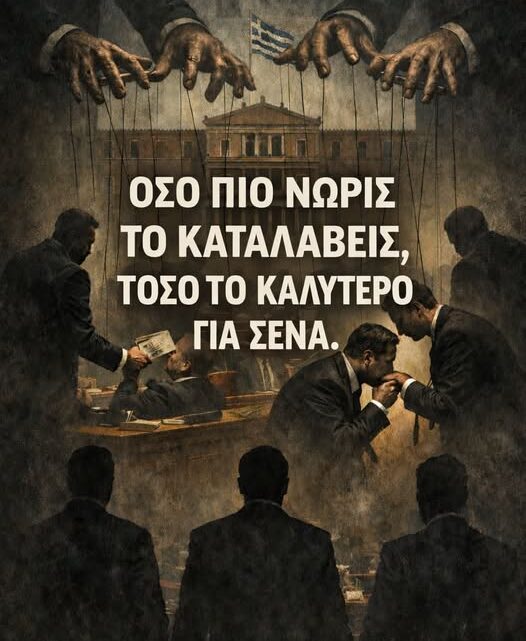 ΔΕΝ ΥΠΑΡΧΟΥΝ ΣΩΤΗΡΕΣ ΜΕΣΑ ΣΕ ΕΝΑ ΔΙΕΦΘΑΡΜΕΝΟ ΠΟΛΙΤΙΚΟ ΣΥΣΤΗΜΑ. ΥΠΑΡΧΟΥΝ ΡΟΛΟΙ. ΥΠΑΡΧΟΥΝ ΚΑΛΑ ΣΤΗΜΕΝΑ ΘΕΑΤΡΑ.
