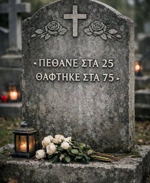 «Πολλοί άνθρωποι πεθαίνουν στα 25 και θάβονται στα 75».